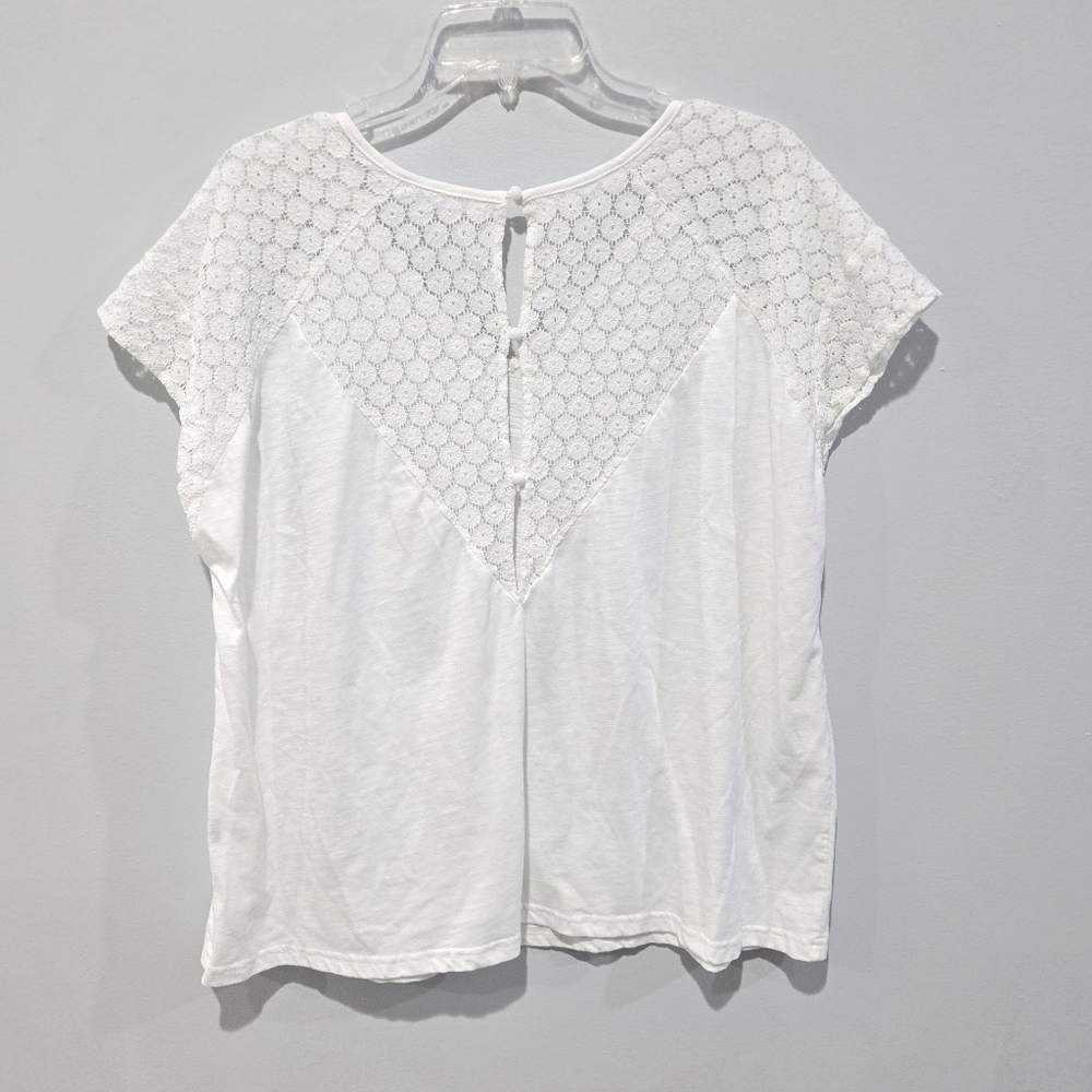 Lace-panel easy-breezy top - Picture 4 of 4